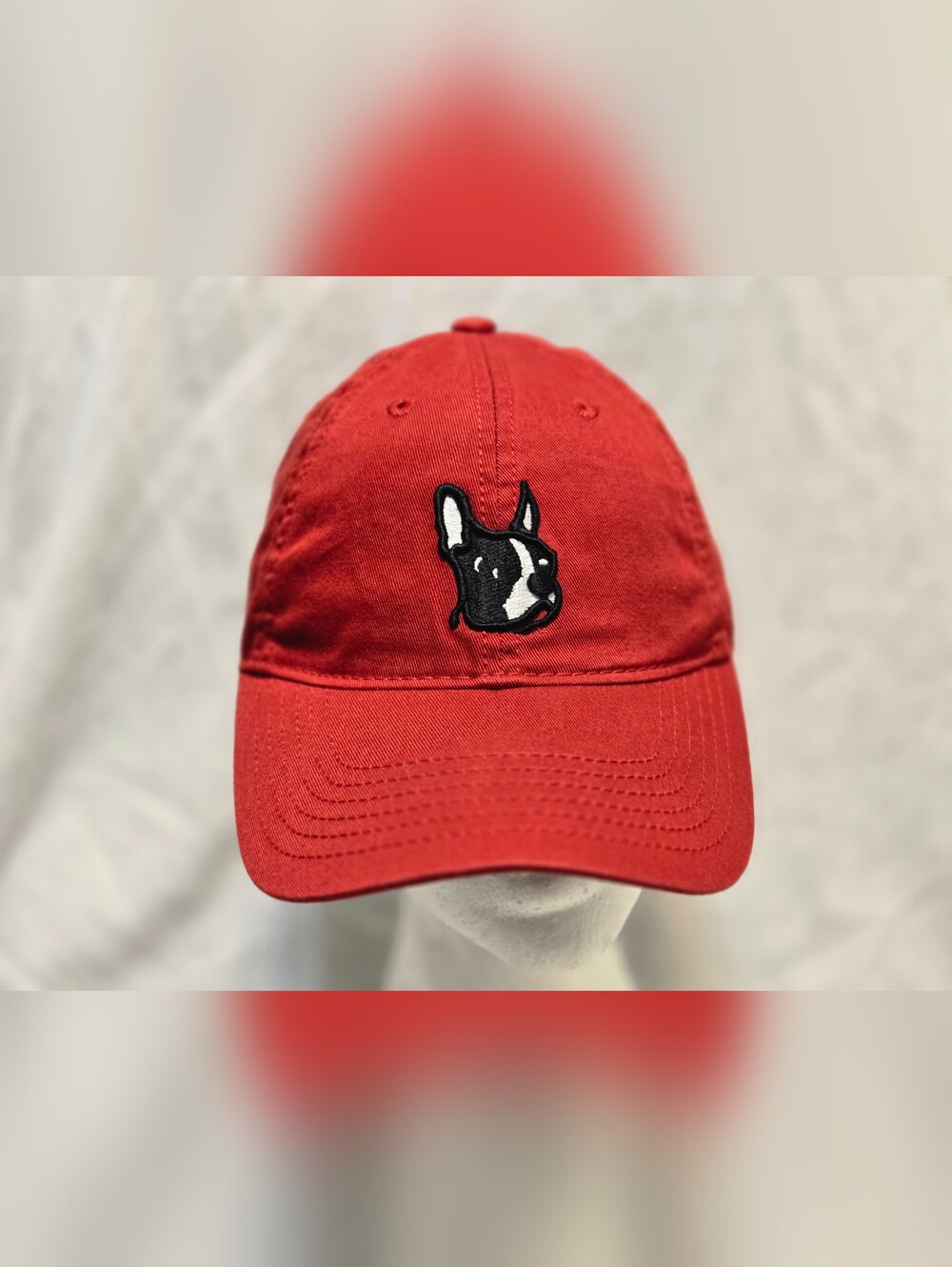 Boston University Terriers Legacy Adjustable Embroidered Logo Baseball Cap Red